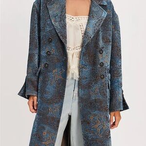 Free People Micah duster / jacket / coat NWT & extra buttons.